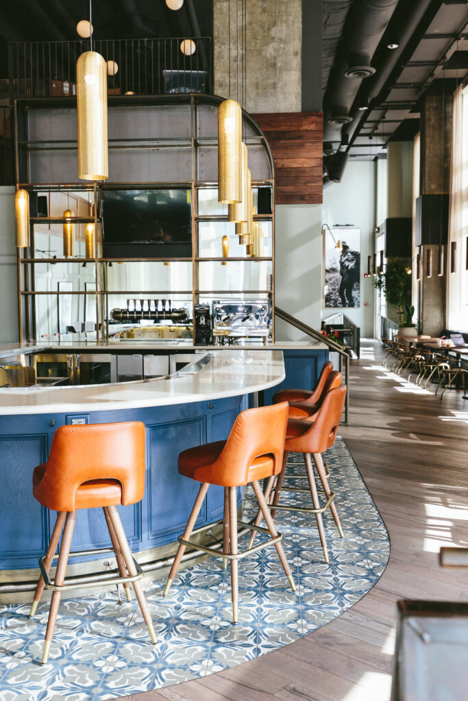 Interior photography of Haymaker restaurant