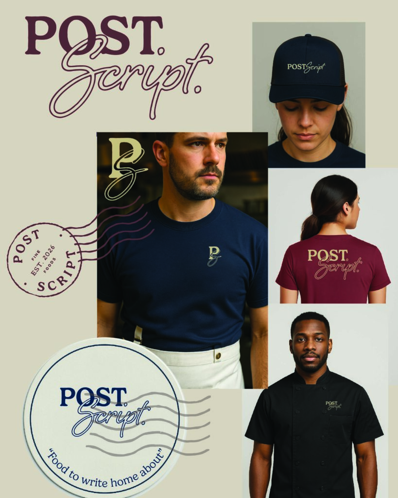 Post Script Restaurant — Editorial Identity