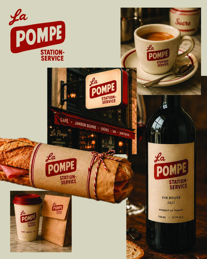 La Pompe Casual French — Editorial Identity